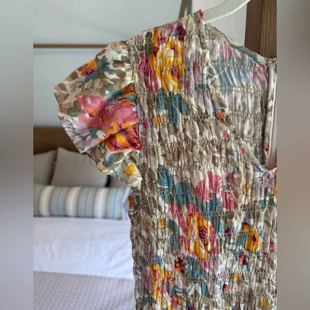 SEA Ines Floral Fit & Flare Dress - Picture 6 of 8